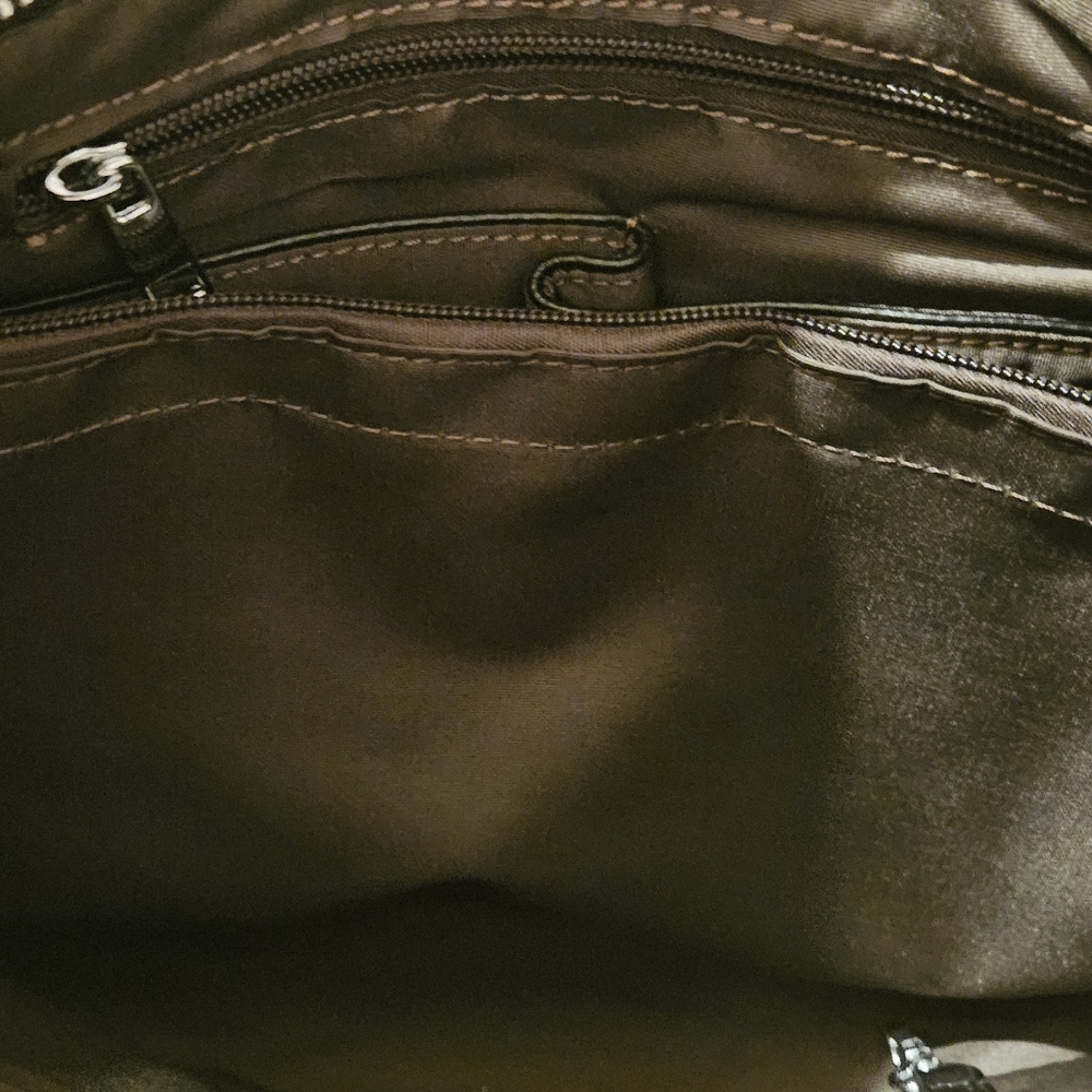 New W Tags Over Earth Genuine Leather Hobo Purse Shoulder Bag Crossbody Handbag - Picture 12 of 13